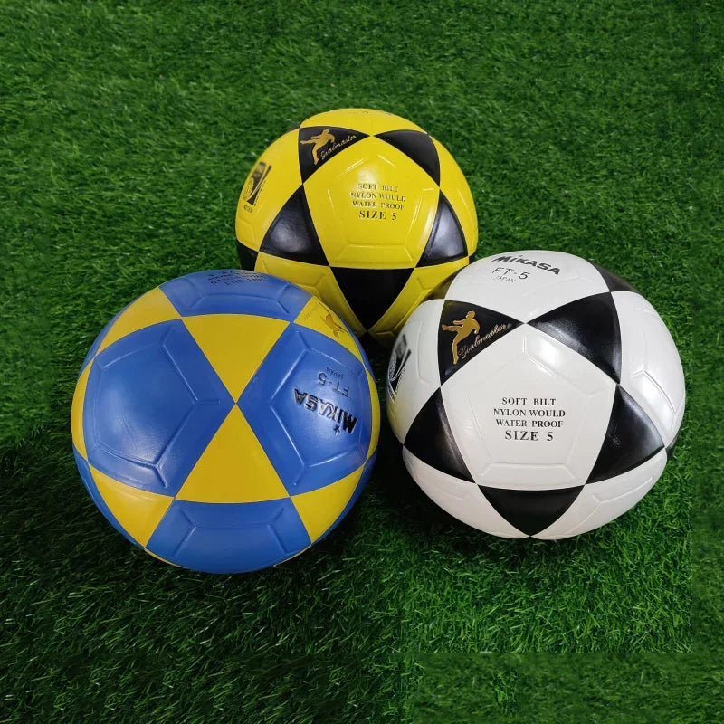 Balón de fútbol FT-5 de alta calidad, tamaño oficial 5, Material de PVC, sin costuras, resistente al desgaste, entrenamiento de fútbol, 2024